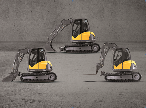 MCR, the fastest steel crawler excavators in the world