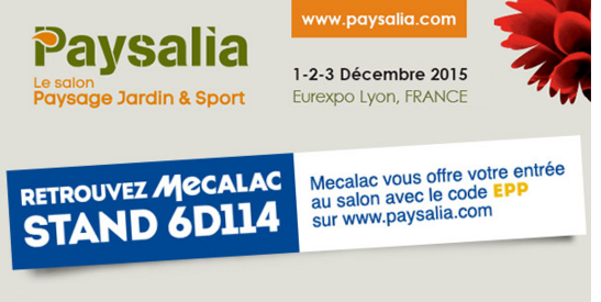 Mecalac will be present at Paysalia Lyon France