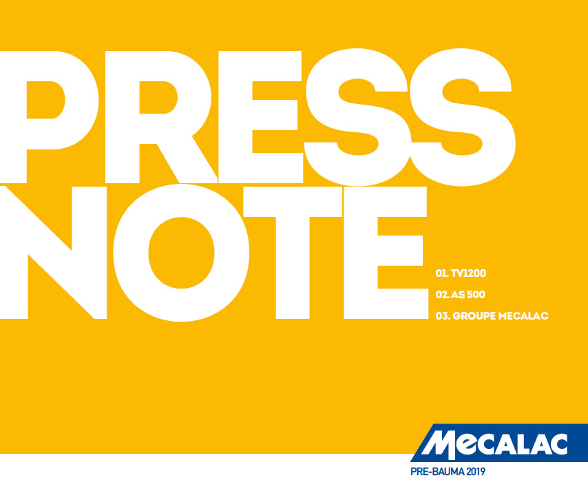 PRE-BAUMA 2019 - Media Dialog press note